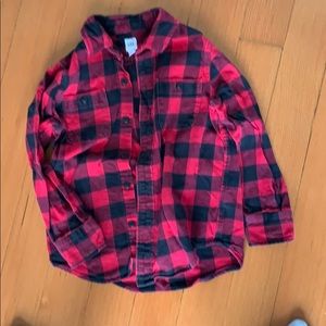 Boys buffalo check flannel